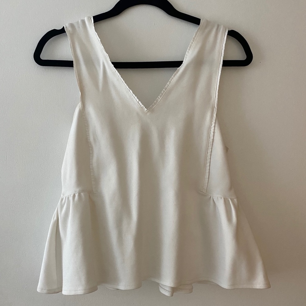 Peplum style tank